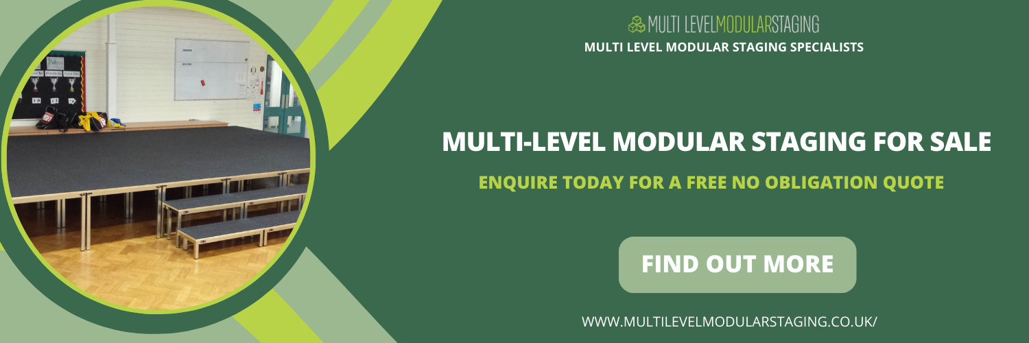  MULTI-LEVEL MODULAR STAGING FOR SALE